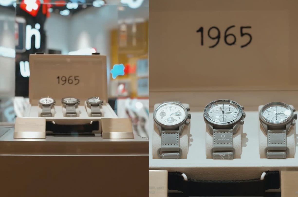 MoonSwatch 1965上市店内有亮点 神祕小白表盒藏惊天超级联名表!?