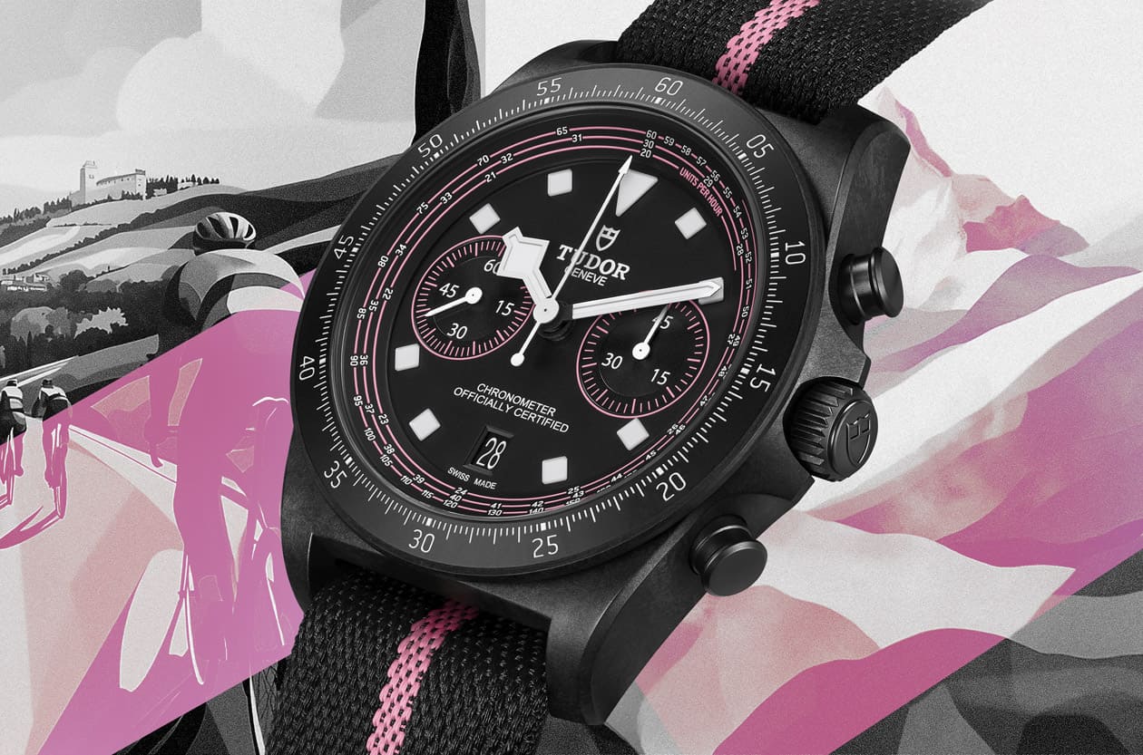 帝舵致敬环义赛粉红战衣 限量推出全新Pelagos FXD Chrono计时表