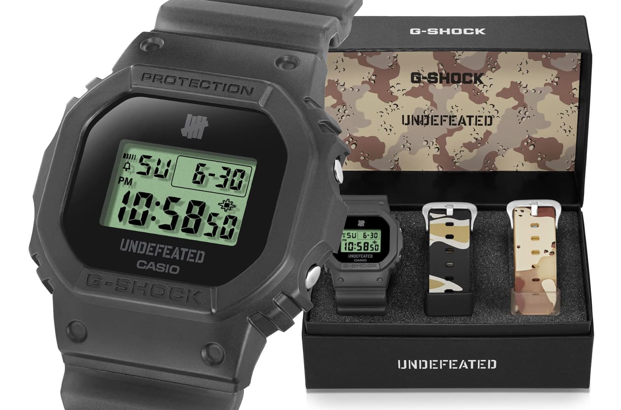 G-SHOCK x UNDEFEATED聯名來襲 方形經典注入滿滿街頭魂