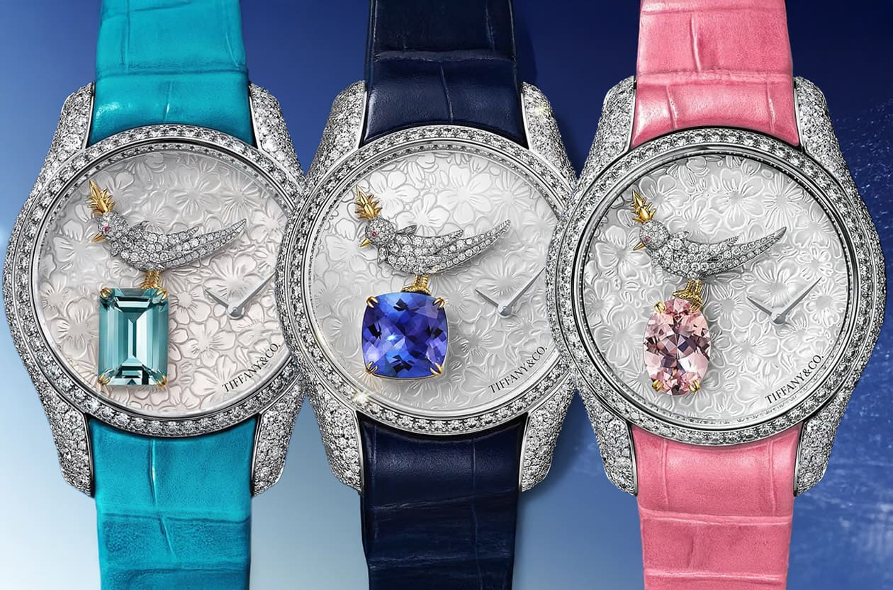 經典珠寶進化 TIFFANY石上鳥破格登陸高級手錶