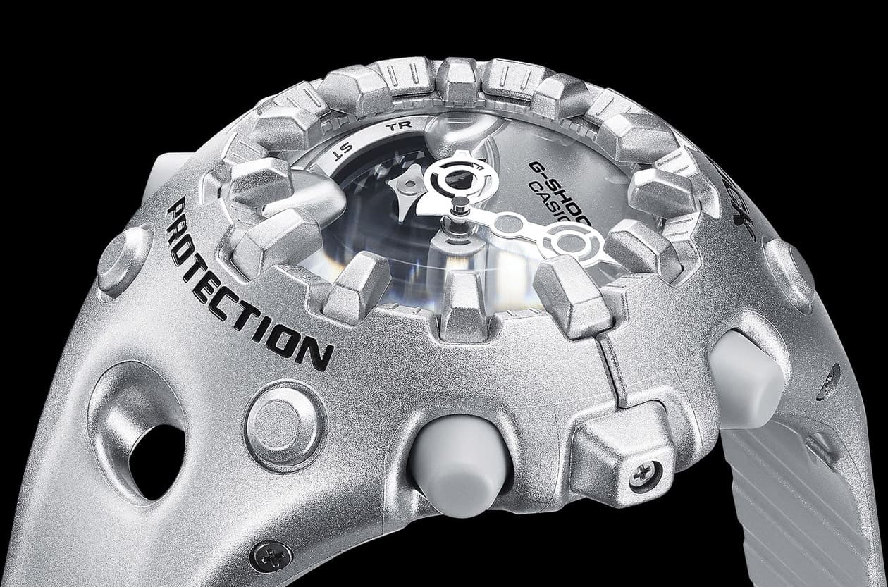 G-SHOCK GA-V01 Y3K風格新戰力 有機造型與磁力分針技術展示未來概念