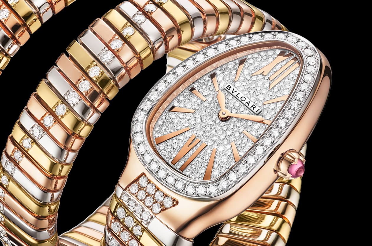 宝格丽Serpenti Infiniti珠宝表 以钻石点亮永恆,让奢华蜿蜒