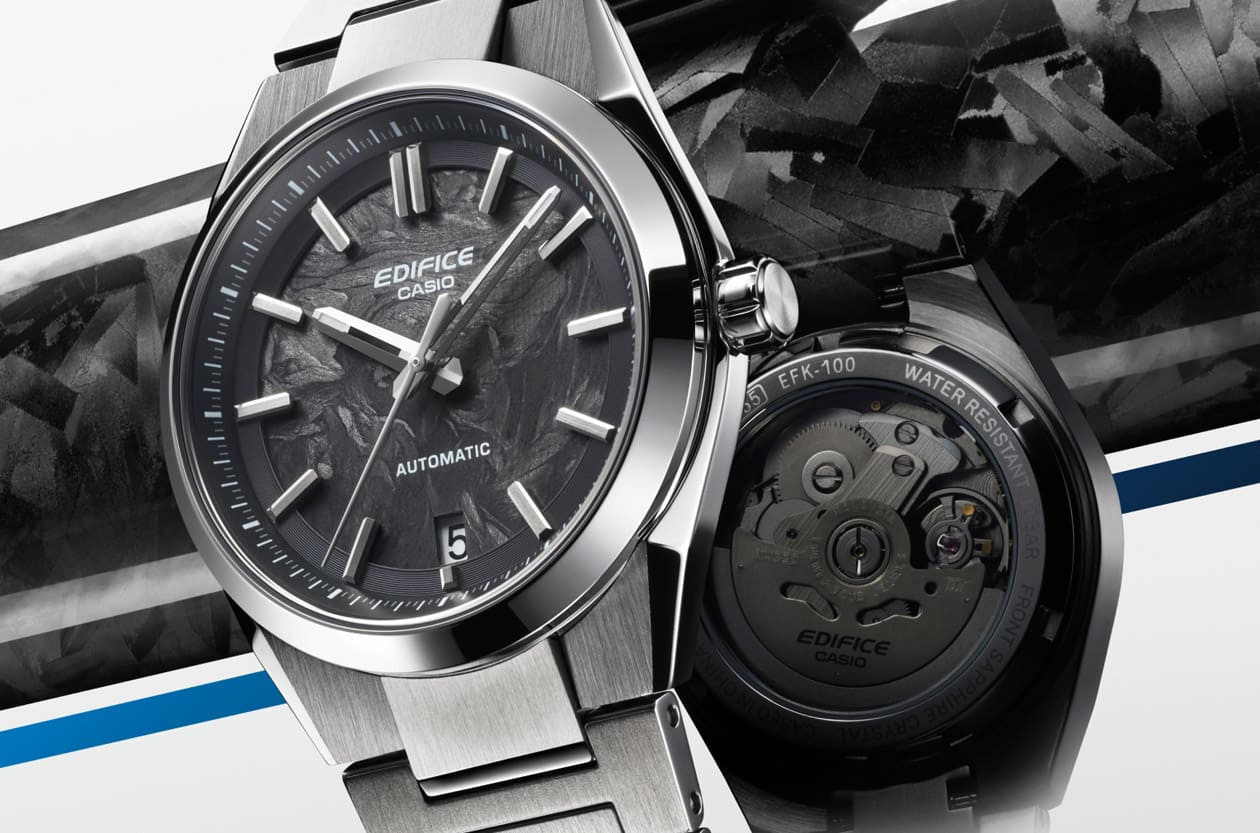 卡西欧EDIFICE EFK-100登场 震撼表坛平价机械表新选择