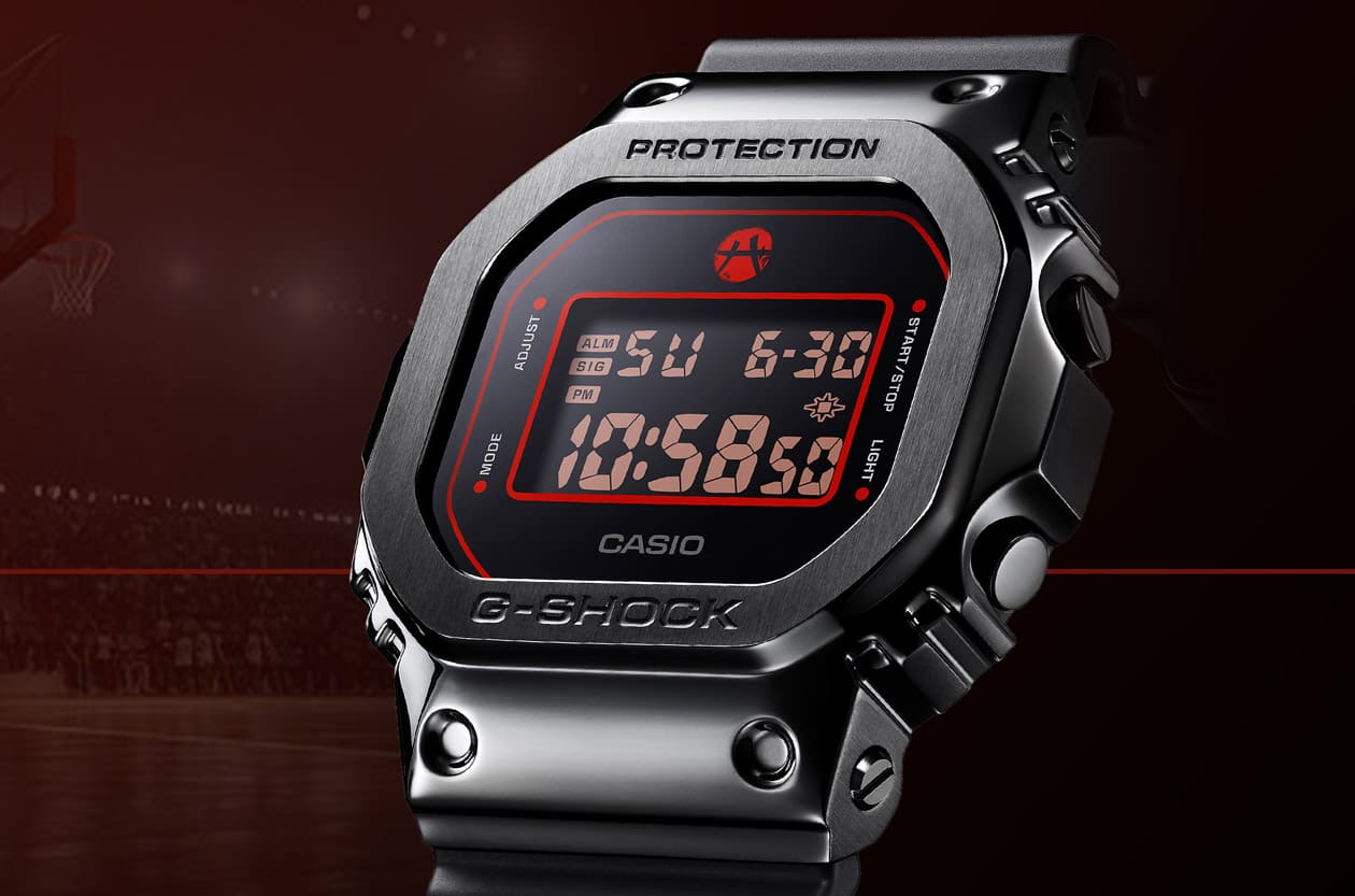 NBA球星八村壘第五代G-SHOCK 將東方武士刀魂注入經典5600方型錶款