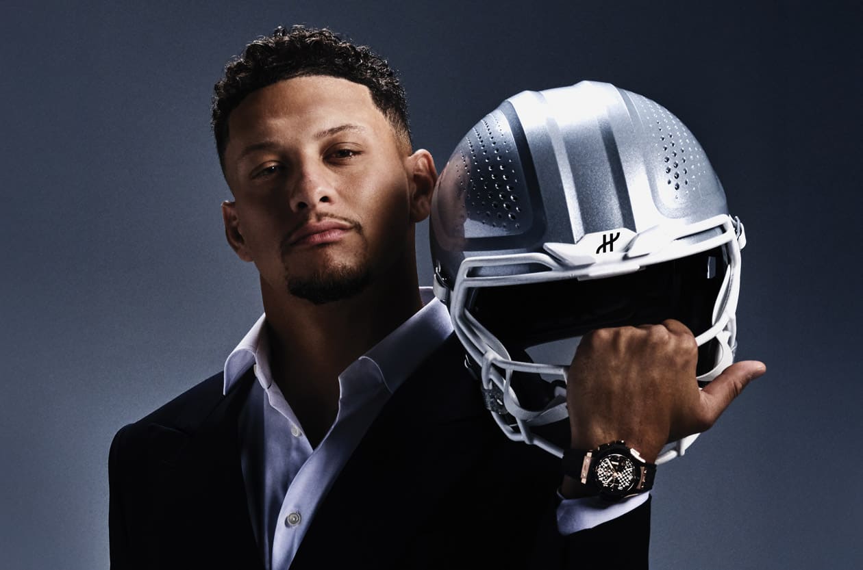 NFL王牌四分衛加入HUBLOT家族 當Showtime Mahomes遇上Big Bang瞬間激情四射