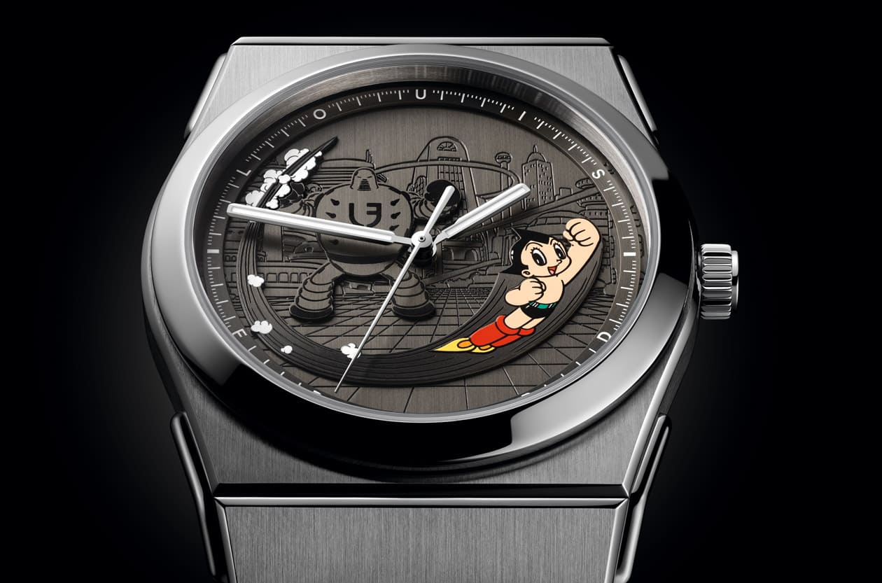 LOUIS ERARD 2340变身3D动画剧场 原子小金刚「立体浮雕」面盘将童年回忆戴上手