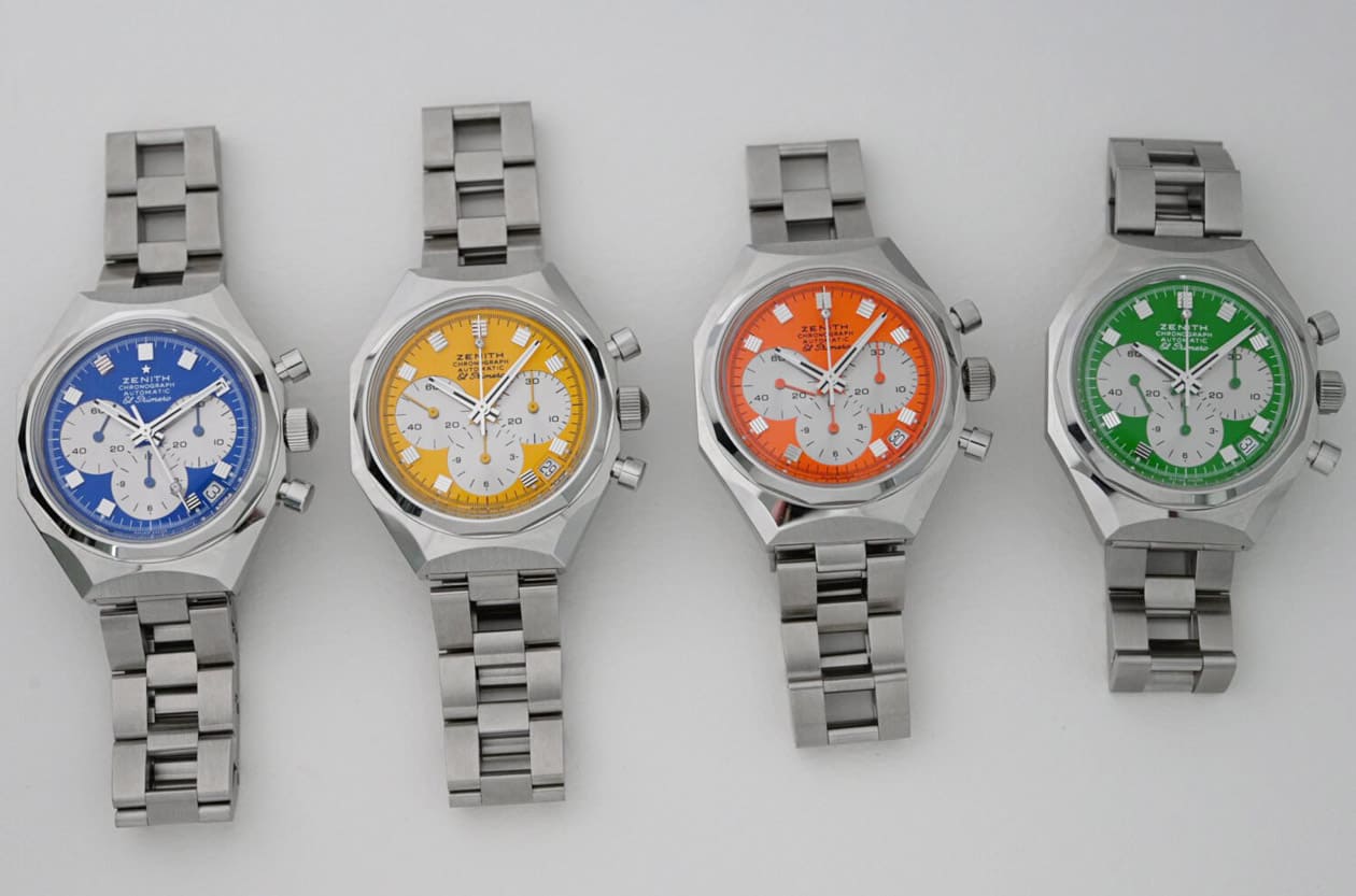 真力时DEFY计时评点：当经典「金库」遇上USM模组色彩，这组联名玩得有层次