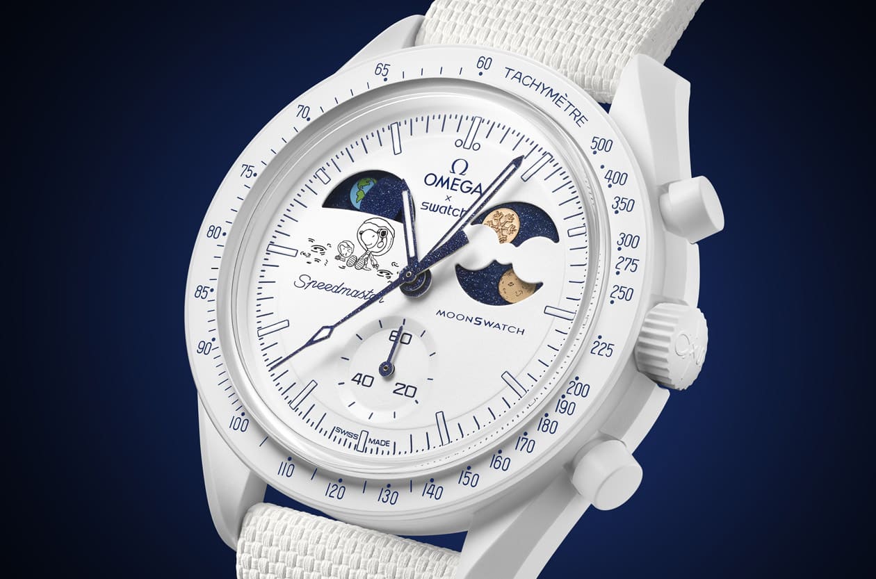 2025压轴强档！SWATCHh「冷月」雪花MoonSwatch，首创「看天气」发售新模式