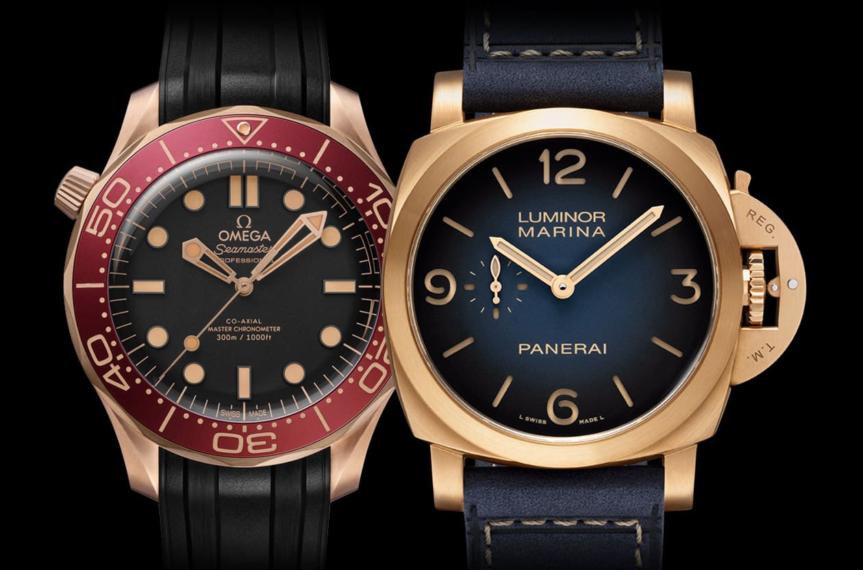 想買銅錶怕變黑？歐米茄「不變色青銅金」PK沛納海「玩味養銅」，內外在優勢完整評比