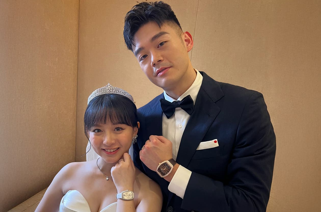 王齐麟、十元补办婚宴众星云集！李洋感性致词，新郎手腕这只「酒桶钻表」成亮点
