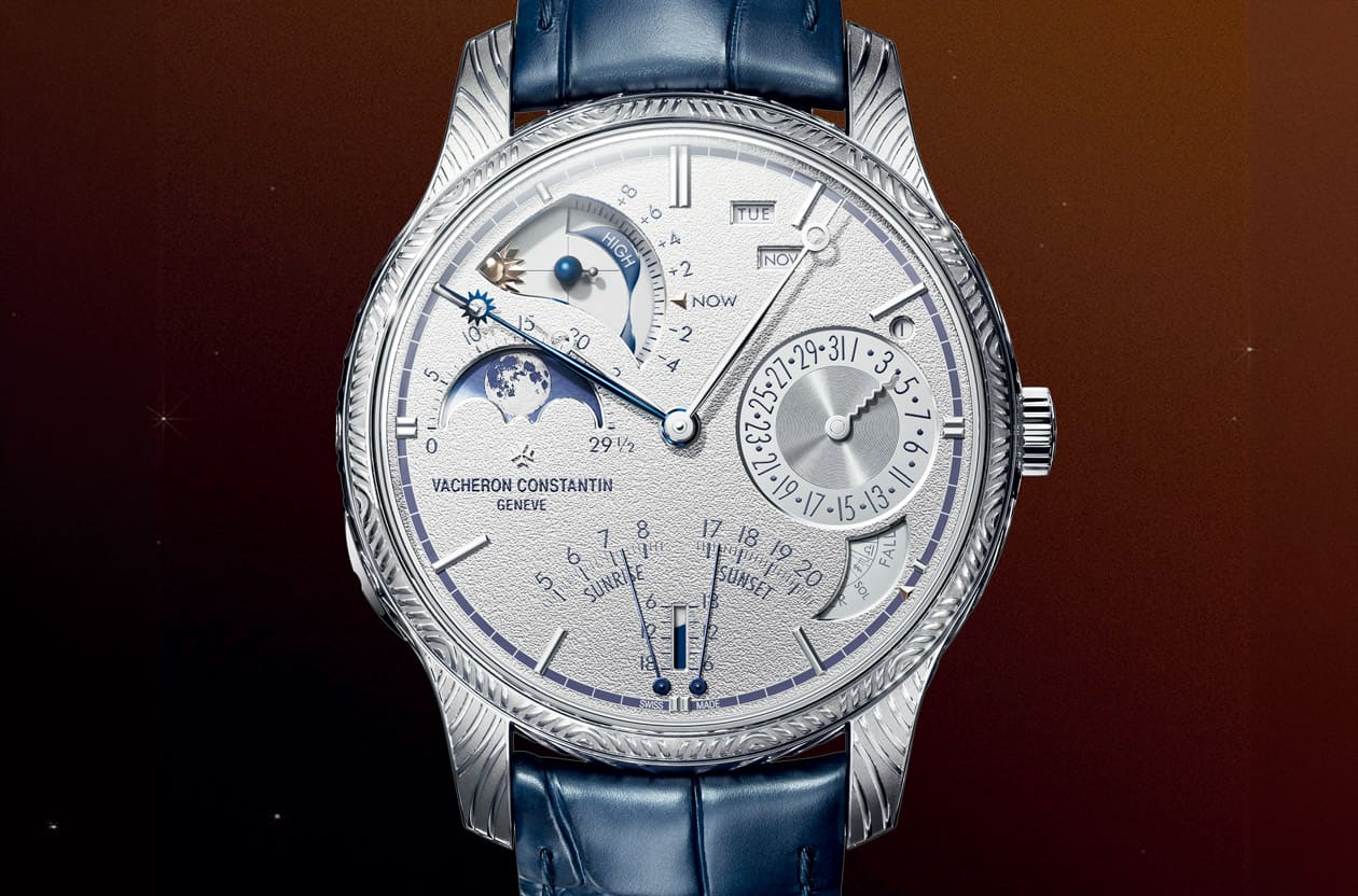 全球僅一只的微縮宇宙！江詩丹頓閣樓工匠系列致敬托勒密，240小時手工雕刻錶殼細節公開