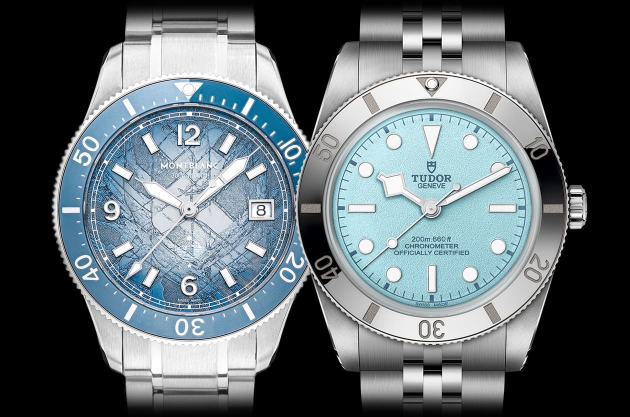 10萬級距「冰藍面」大對決！萬寶龍Iced Sea對上帝舵BB54