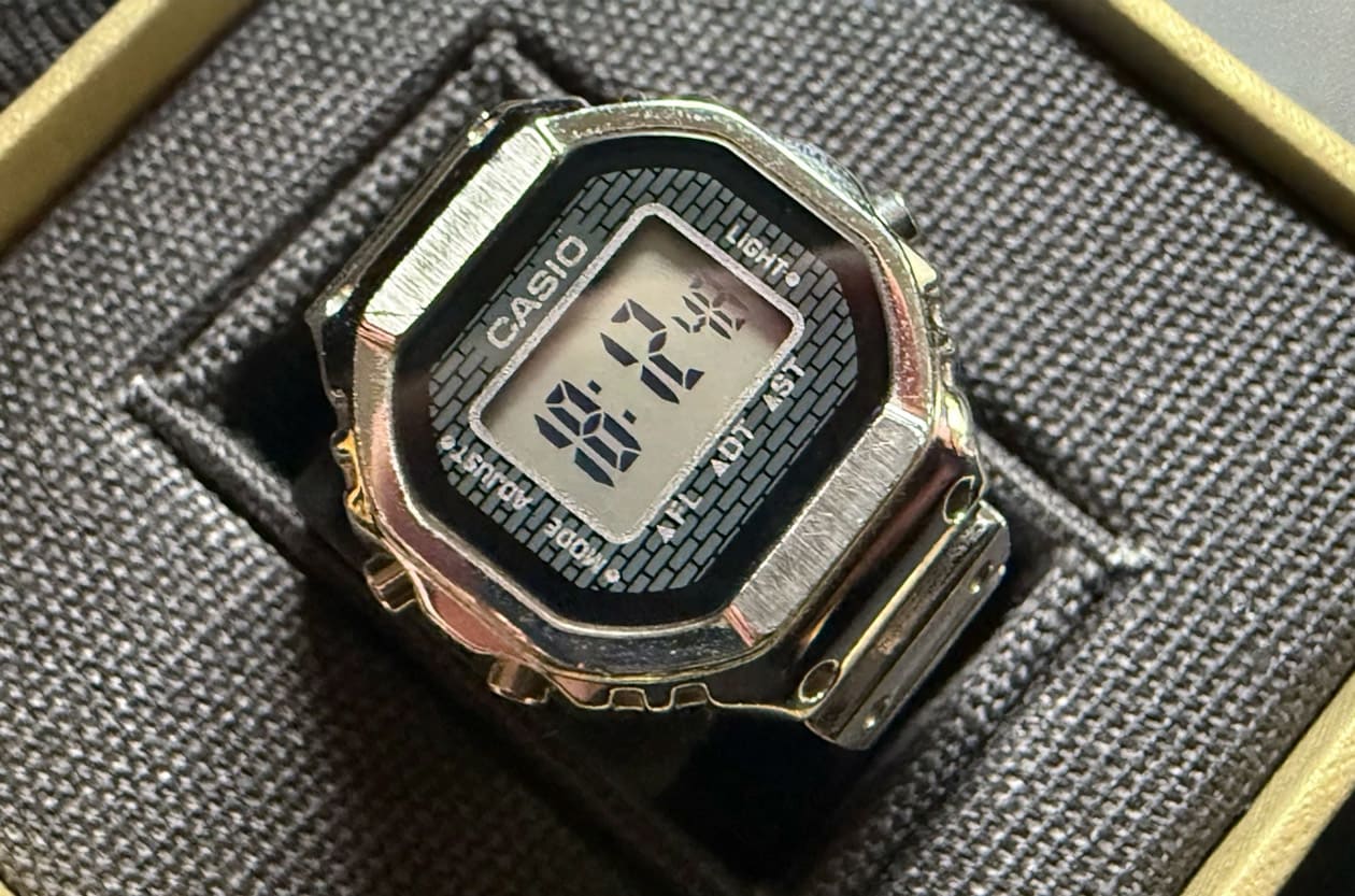 卡西欧CRW-001戒指表长期评测：是G-SHOCK缩小版还是昂贵玩具？佩戴一年的真实优缺点