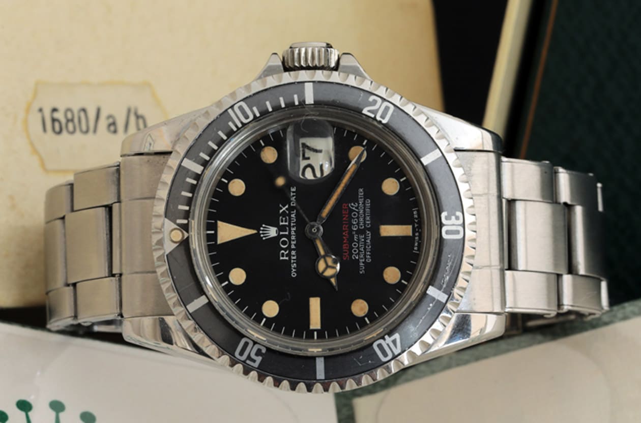 勞力士1680「單紅」水鬼身價為何差很大？一行紅字讓價格翻5倍的收藏祕密