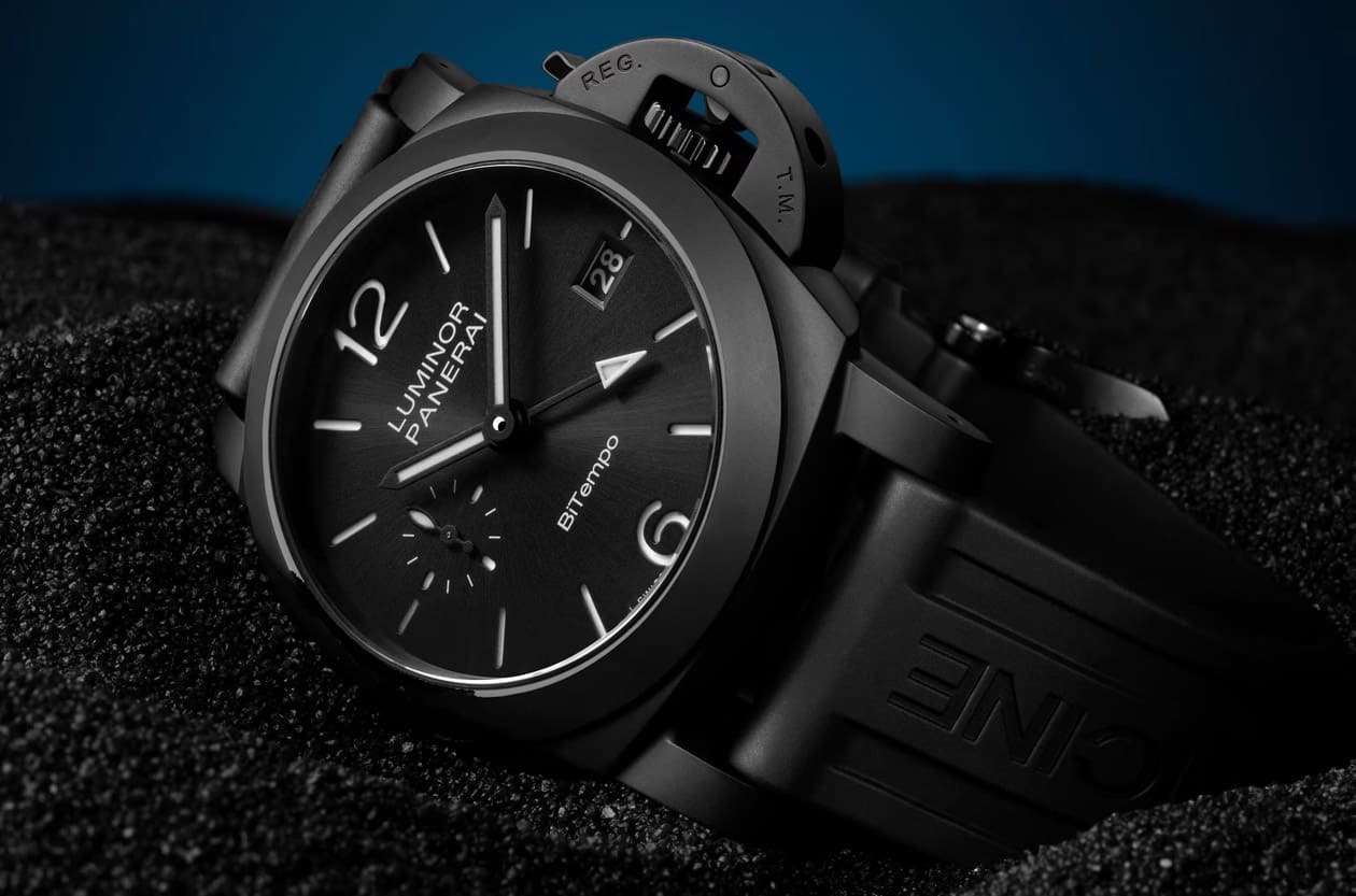 終於等到40mm全陶瓷 沛納海PAM01460上手評測：細手腕也能駕馭的黑武士