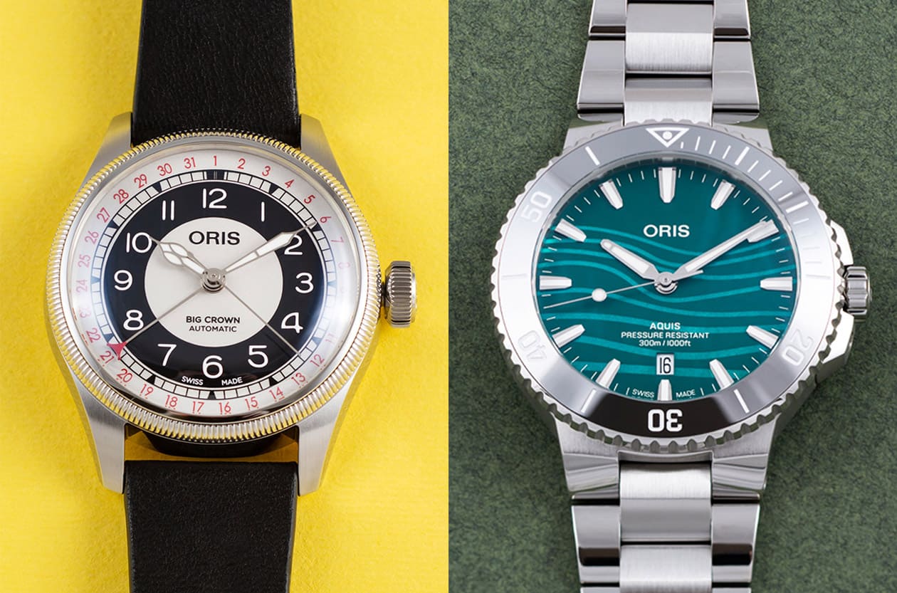 ORIS新錶速報：復古控必看Bullseye靶心面盤、絕美綠松石色Aquis江豚限量錶一次看