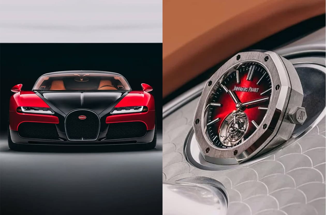 布加迪F.K.P. Hommage全球唯一发布 中控台竟藏一颗「靠路感上链」的爱彼皇家橡树陀飞轮