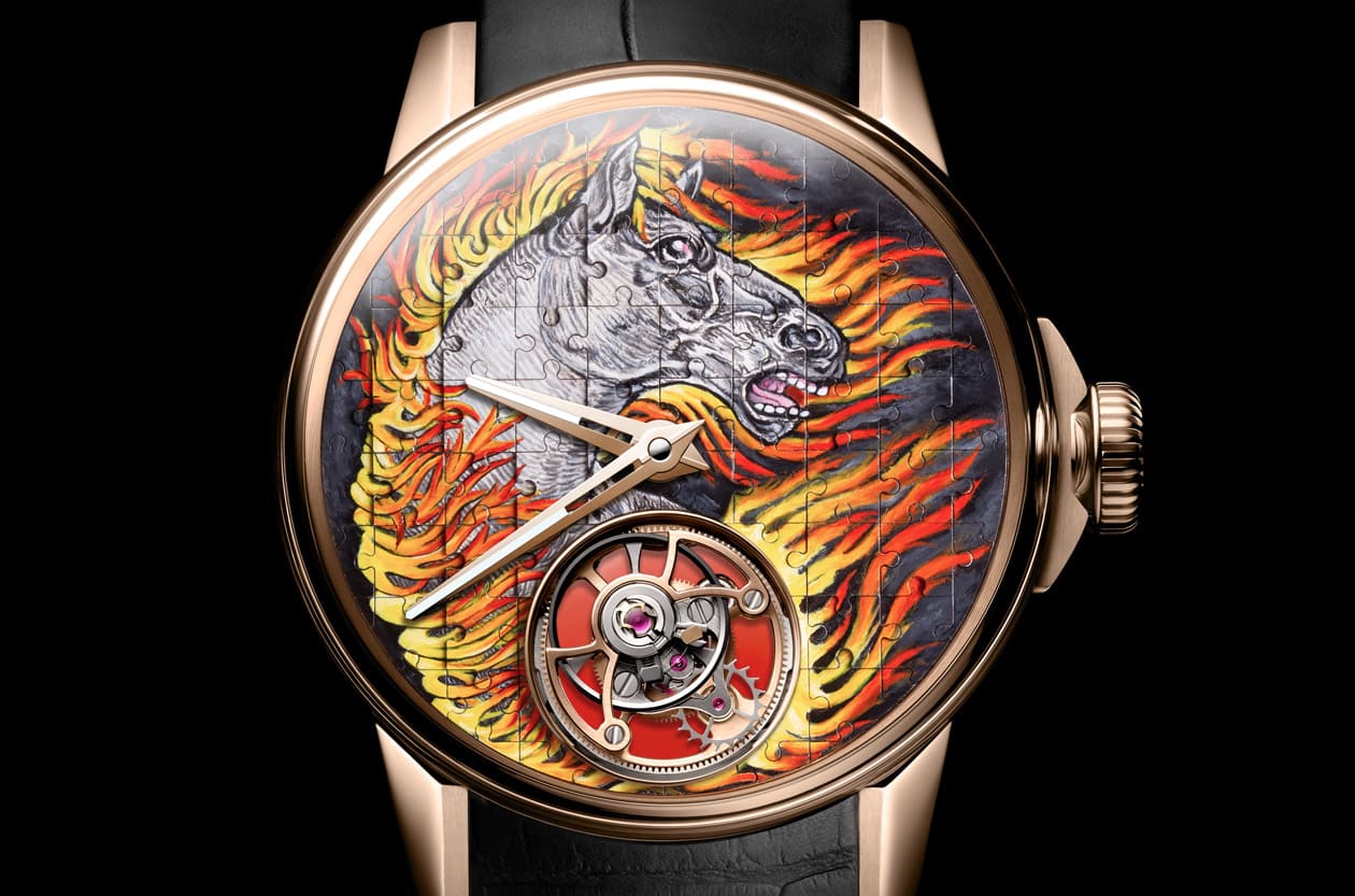 全球仅一只！500万LOUIS MOINET「火马」拼图陀飞轮，引爆2026生肖表话题
