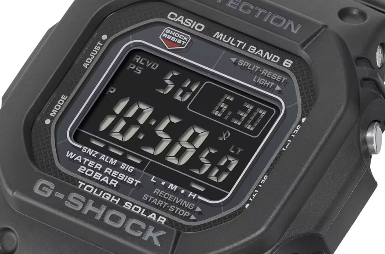 G-SHOCK電波太陽能「有光就有電」，3大優點一次看懂 從入門5610到金屬方錶B5000大盤點