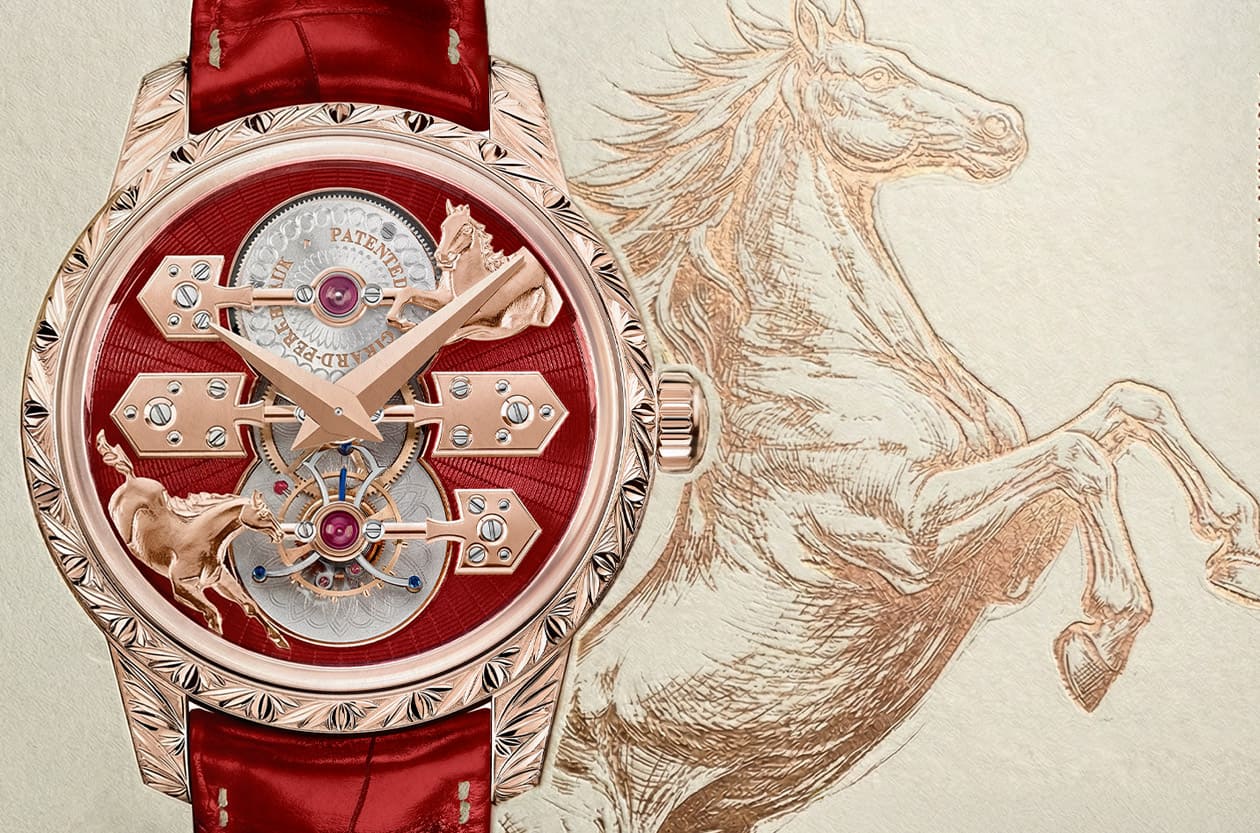 红红火火过马年 GP芝柏表三金桥La Esmeralda陀飞轮，把「鸿运当头」戴手上