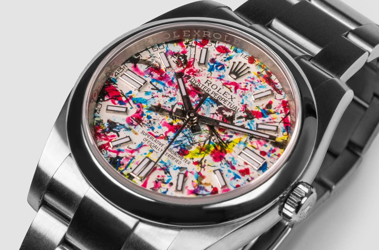 是艺术还是不敬？这只由「苍蝇」客制的劳力士Oyster Perpetual引发两极争议