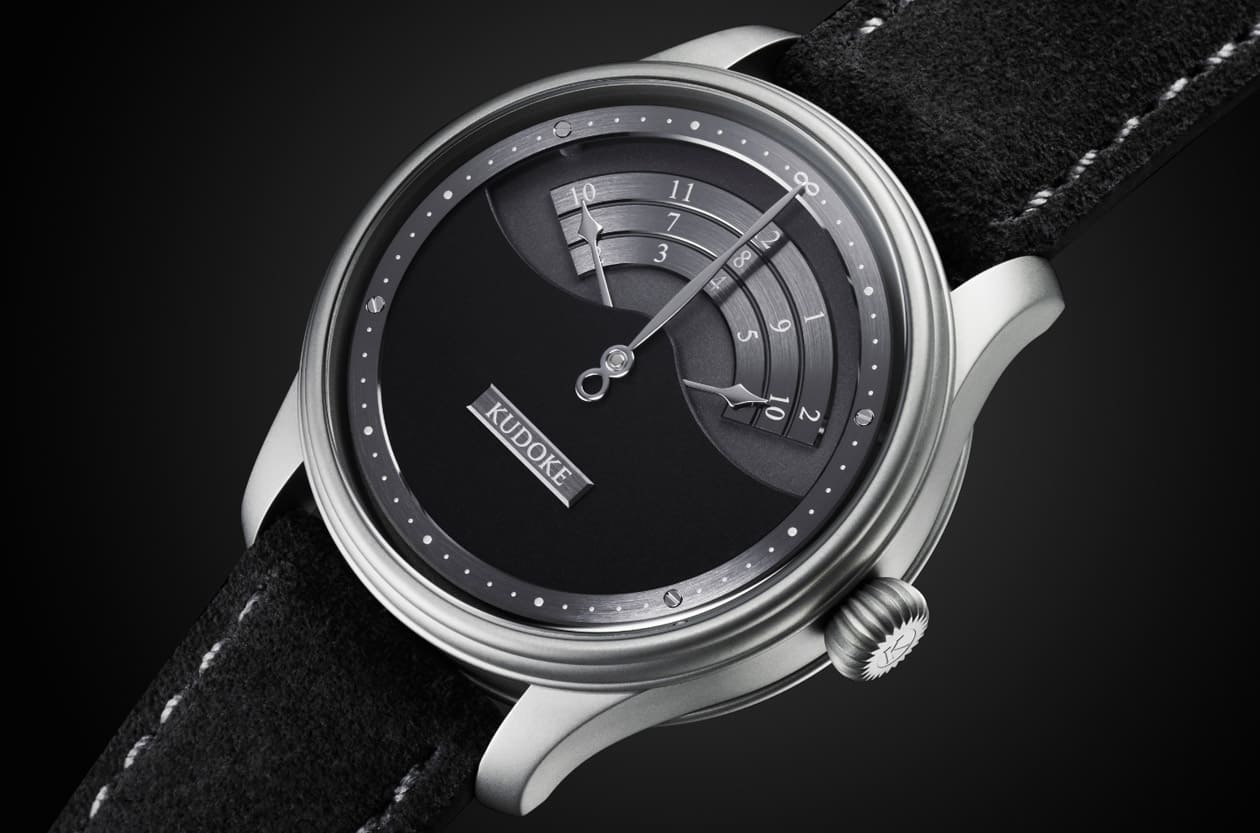 德國獨立製錶KUDOKE 3 Nocturne限量20只登場 獨門三臂時針搭配首創「Flakes」機芯雕花