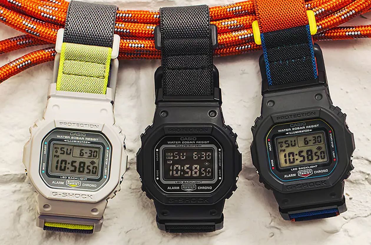 不用再自己動手改！G-SHOCK DW-5600MNC首搭Fidlock磁扣，經典方錶機能躍進