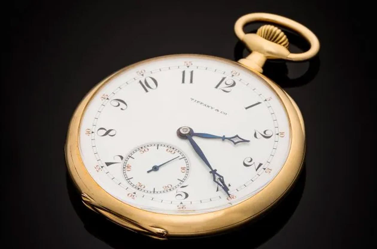 鐵達尼號首富遺物登拍賣 這只「百達翡麗xTIFFANY」黃金懷錶估價上看1500萬