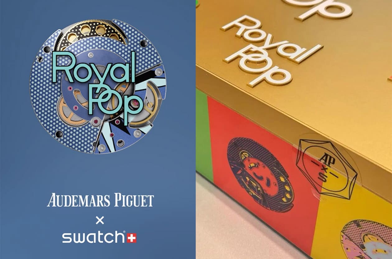 官方证实爱彼 x SWATCH「世纪联名」 Royal Pop机芯与8色展示表盒抢先曝光，5/16准备彻夜排队