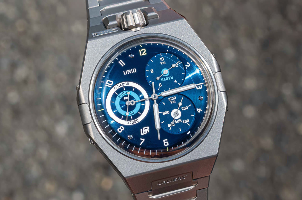 不只看時間，還能量測地球自轉與公轉？URWERK UR-10 SpaceMeter Blue為時空旅程畫下絕美藍色句點