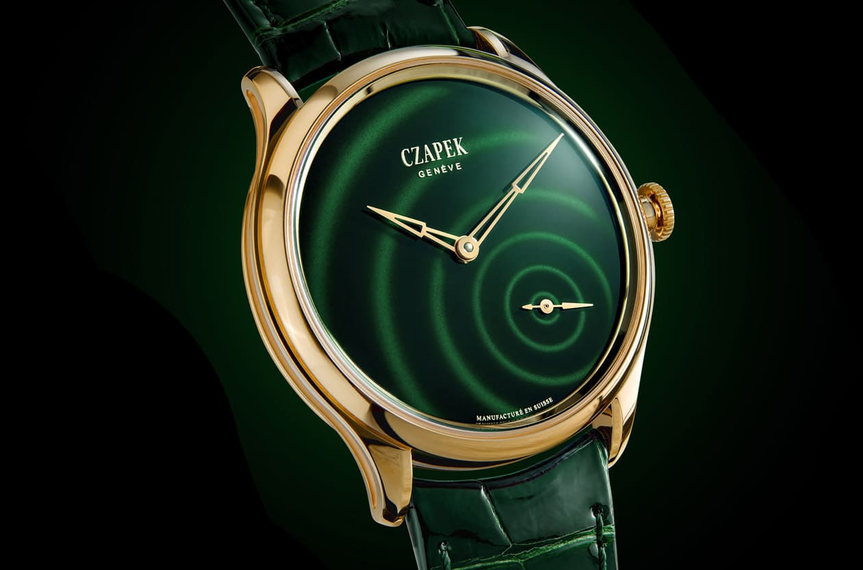 CZAPEK Promenade新色「晨露綠」 匯聚18K黃金與立體水波紋大明火琺瑯的頂級工藝 