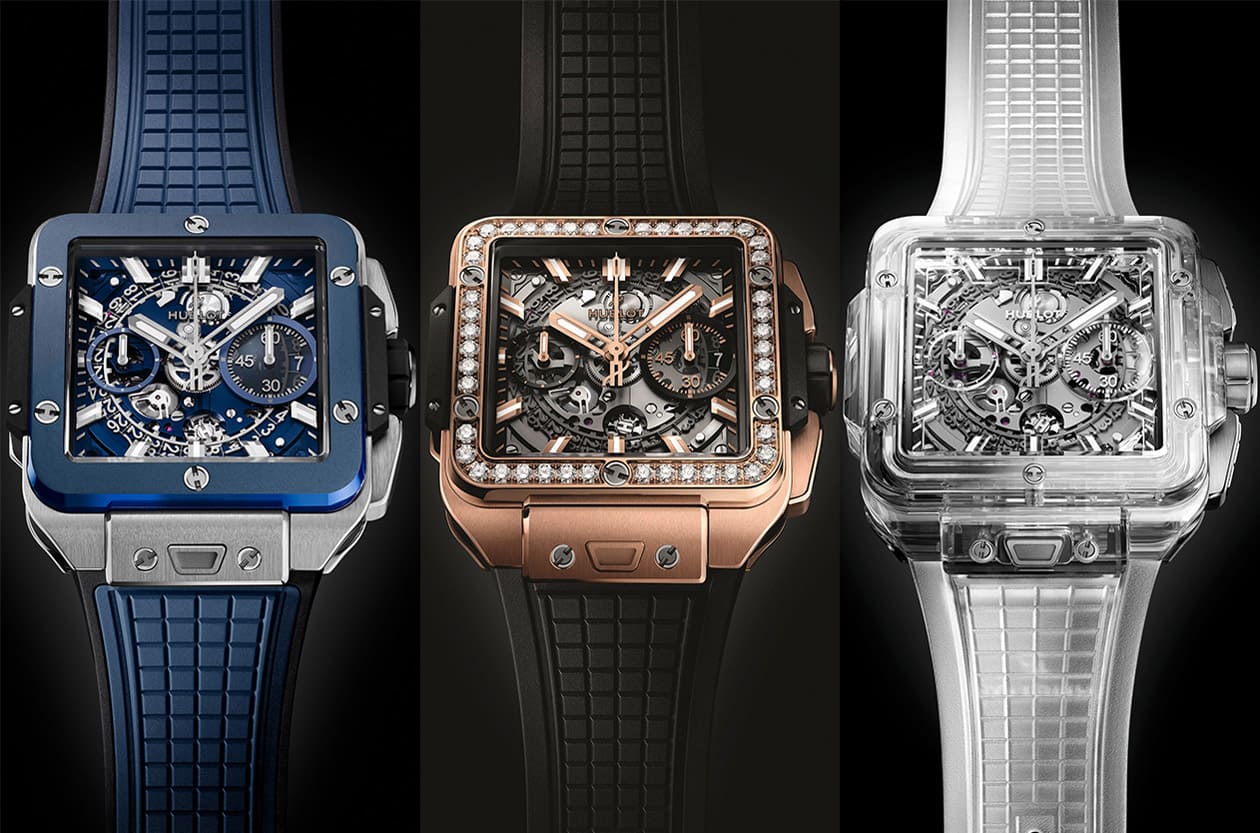 《高阶运动表的几何破局者！深度解密 HUBLOT 宇舶 Square Bang 家族大师级材质与顶级机芯的世纪交响》