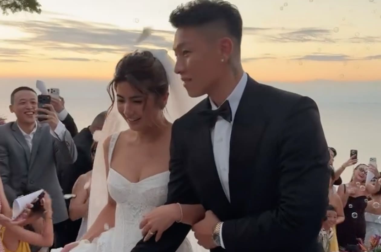 金曲惜败没关系！瘦子飞峇里岛补办浪漫大婚，戴欧米茄「绿金登月表」见证人生高光时刻