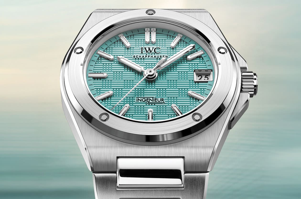 自帶清涼濾鏡 IWC工程師35mm全新「Pool」水感色登場，瞄準今夏最吸睛運動錶