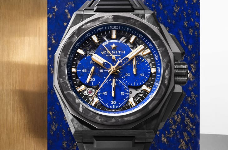 不只有高震頻計時 真力時DEFY Extreme新作用湛藍青金石與碳纖維打造霸氣機械美學